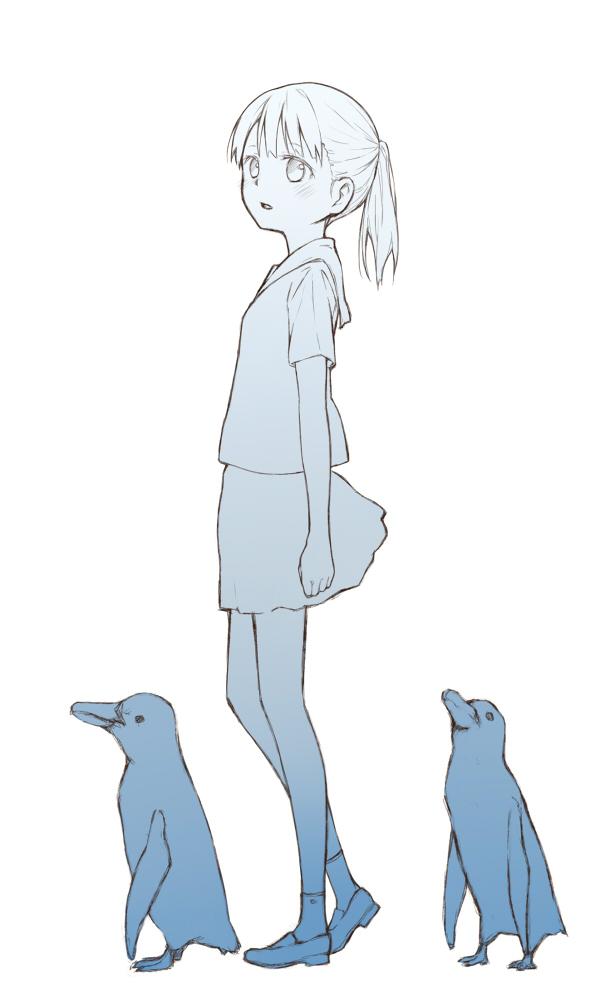 「ペンギン。 」|愛島まろたのイラスト