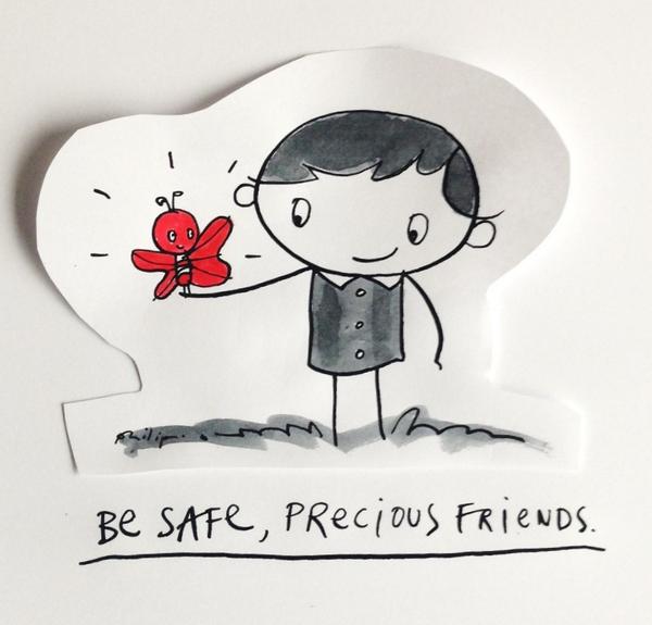 PeeBoy's tweet photo. For my Twitter pen pals around the world... a wee scribble... #HumanKInd http://t.co/HjTPuQsg6c