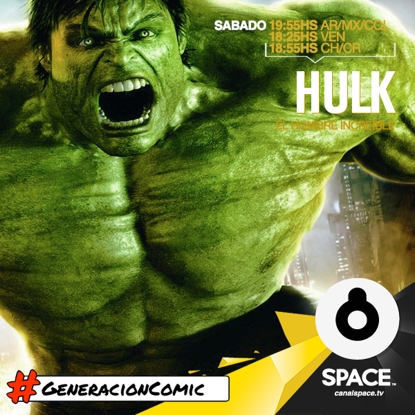 canalspace's tweet photo. Será el turno de #EdwardNorton para transformarse en #HULK: EL HOMBRE INCREÍBLE en la #GeneracionCOMIC http://t.co/ZB72JnuJYS