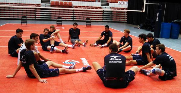 The #USAVBYNT is relaxed and ready for tonight's gold medal match vs Cuba. Watch it LIVE at bit.ly/2014-u19