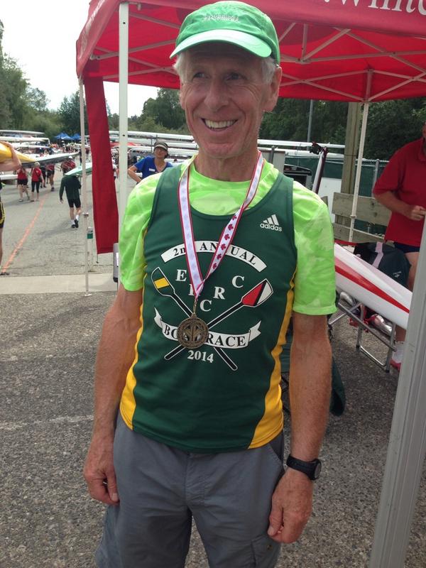 EdmontonRowing's tweet image. First medal for #edmontonrowing at #rcamasters!