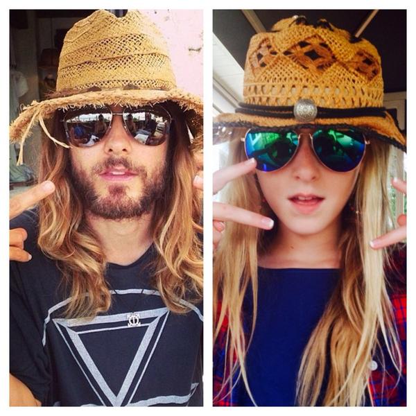 JuliaLeeGulia's tweet photo. @JaredLeto did you know you and my 10 year old niece are the same person? http://t.co/y9iet6hZRd