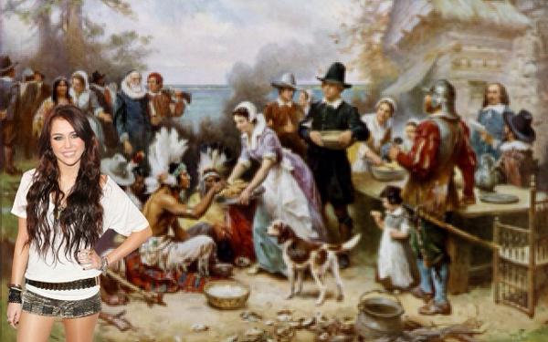 history_miley's tweet photo. The First Thanksgiving http://t.co/7omIxiBGIz