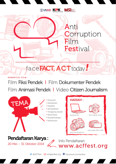 Syarat dan ketentuan sudah dijelaskan. Jadi nunggu apalagi? Kirim karyamu sekarang! #ACFFest2014 #FaceFactActToday