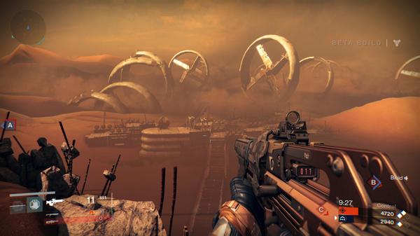 PlayStation's tweet image. Look alive, Guardian. The Iron Banner is live in the Destiny Beta. Take the fight to Mars and earn new rewards.