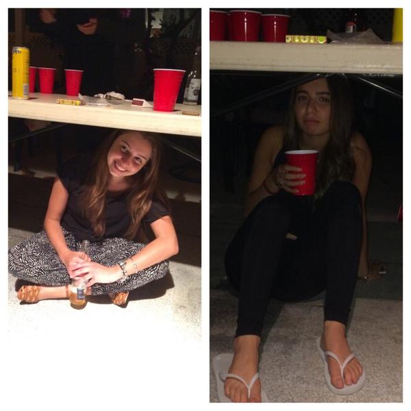 antdavs24's tweet photo. #ThatAwkwardMoment when both of your cousins are under the table @Emiliailarda #ilardaproblems #twitterlessdee http://t.co/aZXUvsr6iF