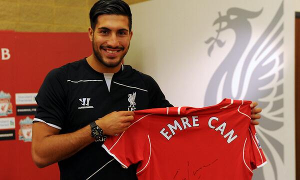 LFC's tweet image. Follow @LFCUSA on Twitter &amp;amp; you could win Emre Can's signed shirt! #LFC RT