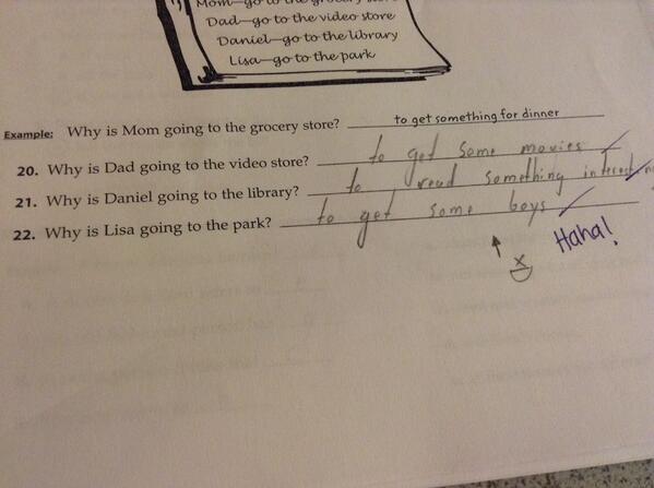 Why is Lisa going to the park? #littleLisa #answersfromatest #eflstudents