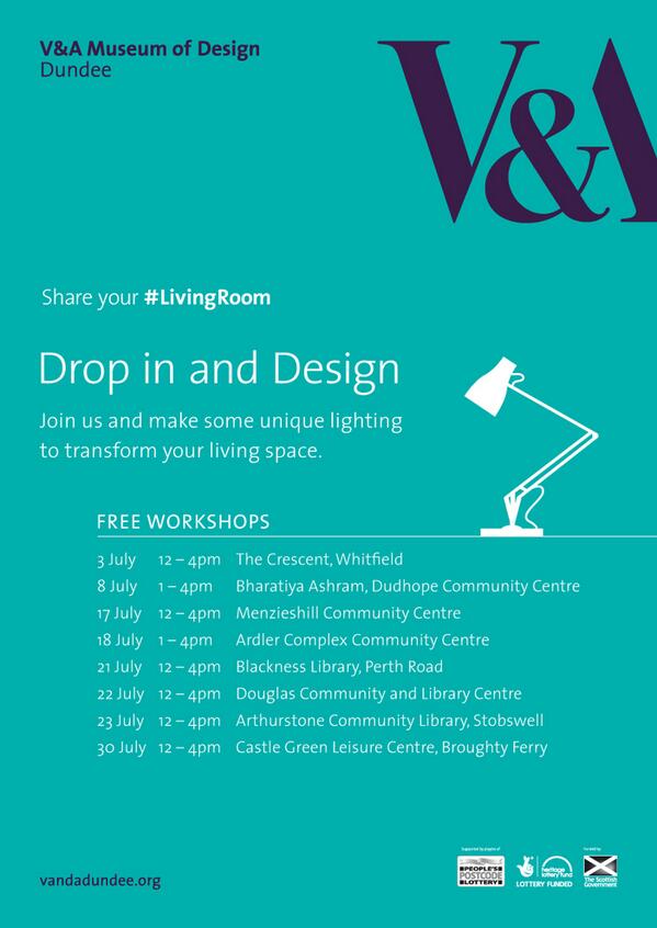 skillsharednd's tweet image. We will be at The Bharatiya Ashram today doing workshops with @VADundee, drop in 1-4pm #LivingRoom