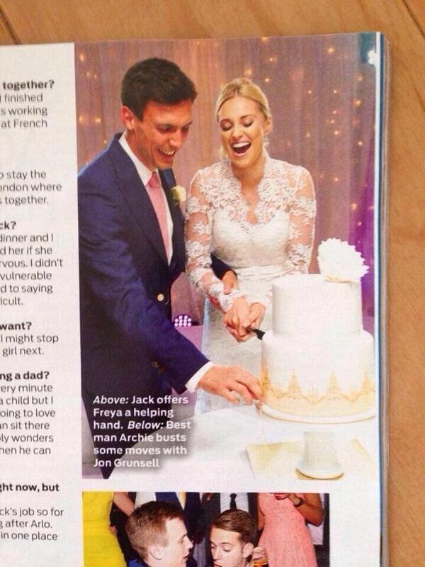 Dreamingofacupc's tweet photo. We are proud to confirm that today we have our first cake in @OK_Magazine thanks to @jackcork1 &amp; @freya_cork #proud http://t.co/2RKXVDDw0e