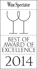 Great news to wake up to this morning...MASH has been awarded Wine Spectator’s 2014 Best of Award of Excellence #wine