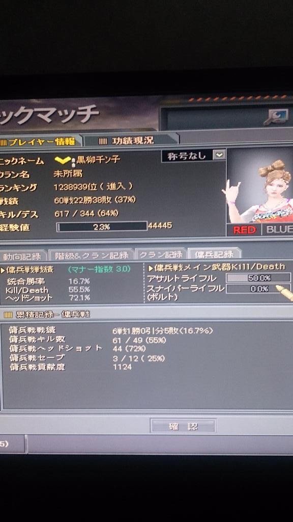 SA_wadasan's tweet photo. ヘッショ率高まるぅ。MP7最強だな http://t.co/Ynp8fAeuSo