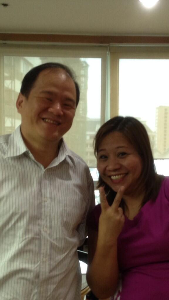 lelayantazo's tweet photo. Wacky with Mr Rhoderick Yu, President of Skylink International Inc @SMEG_LOL @chris_malicdem http://t.co/knTDOrGGXs