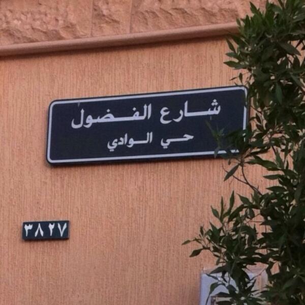 bnelam112's tweet photo. “ شارع الفضول

في حي الوادي في مدينة الرياض http://t.co/RZpMCfrRB3”