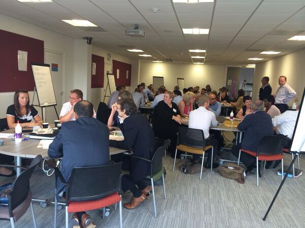 Helbax's tweet photo. First morning of #andersonprog3.4 @juliansbond  @HealthPolicyGuy http://t.co/smZzYRFUXv