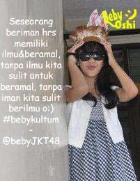 BebyyersBogor's tweet image. .@bebyJKT48 #BebyKultum di hari yang ke 10! -
