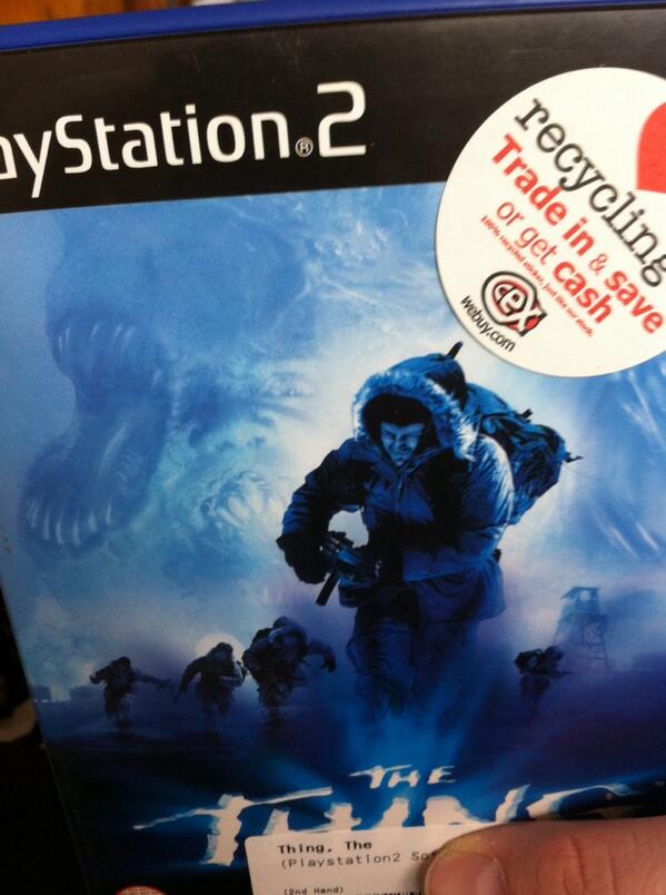 Shaggyrule's tweet photo. Just found this gem for my long lost but now found ps2 cEX you are awesome ! The thing the game !! http://t.co/pUx3ronRRh