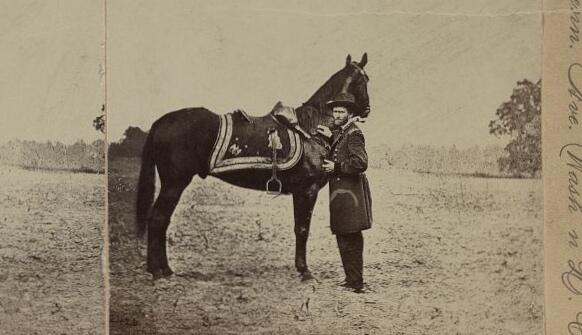 TLCivilWar's tweet image. #Union Gen. Grant's horse 'Cincinnati'. Sired by 1 of the #USA's fastest &amp;amp; immortalised in a DC statue #animalsofwar