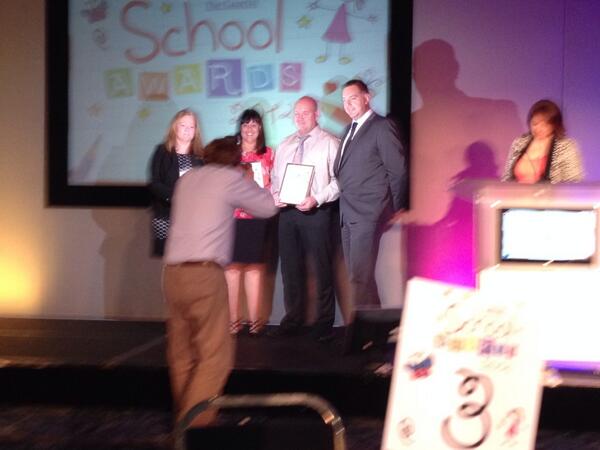 CreateWalbottle's tweet photo. Inspirational teachers at the Teacher Awards.Well done Mr Smith#walbottle http://t.co/gMdWkrxD5x