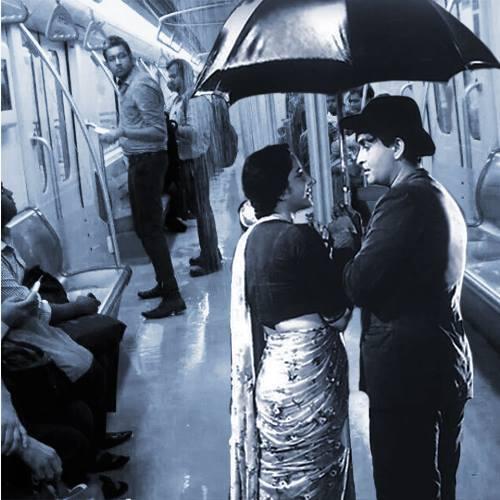 cityninjas's tweet photo. In a true ninja way, Animation film designer, Dhimant Vyas gives a creative take on the Mumbai metro train debacle! http://t.co/2ji55KogY1