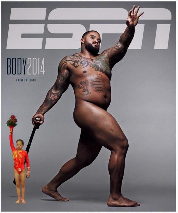 Prince Fielder to be featured in ESPN the Mag, "Body Issue" BsBtRJJCMAASFtK