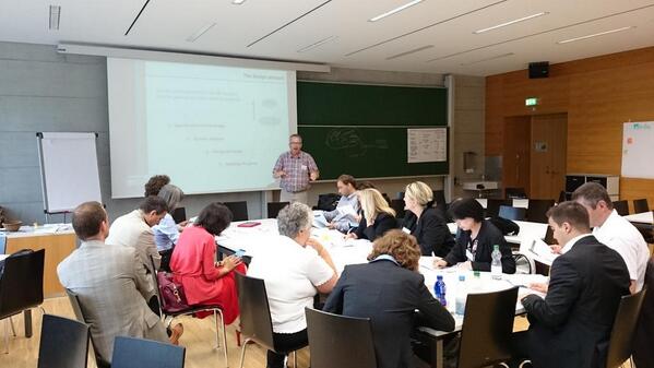GDSIsaga2014's tweet photo. Vincent is telling about game design methodology @isaga2014 #gdsisaga2014 http://t.co/2HdgnWrsq4