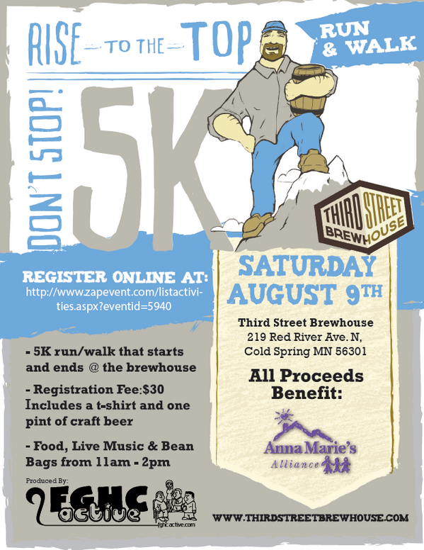 thirdstreetbrew's tweet photo. Our Rise to the Top, DONT STOP 5K Run/Walk is a month away! Register now! #MN5k #MNCraftBeer http://t.co/pQ8MU7ZMC9 http://t.co/ihGAZXmowL