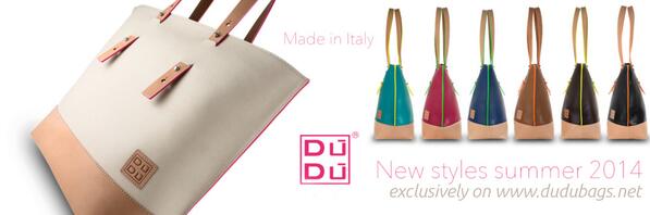 dudubags's tweet photo. DuDu presenta nuovi stili; Dante, Beatrice e Laura, i modelli di punta Made in Italy #madeinitaly #dudubags #shopping http://t.co/6Wtk6Stdff