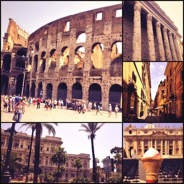 charnethompson3's tweet photo. Summer in Rome 😍 http://t.co/FMyPSJEzeR