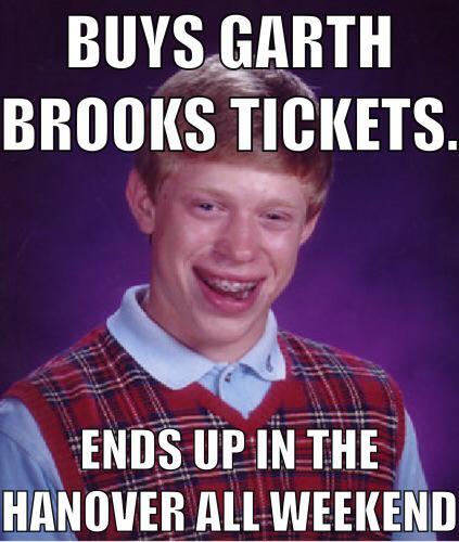 HanoverCork's tweet photo. Awful news about #GarthBrooks but show us proof of ticket purchase&amp;you'll get free entry&amp; a drink on us this weekend http://t.co/T94uwHtRQB
