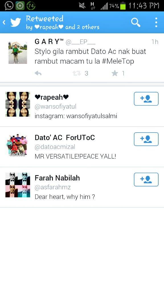 ___EP___'s tweet photo. Haaaa todiaaaaa Dato' AC ForUToC retweet #ForUToC #HavocWarna http://t.co/hlD5fEgnQb