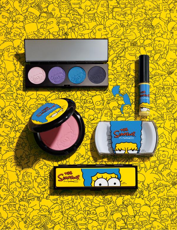 BritishVogue's tweet photo. . @MACcosmetics meets @TheSimpsons - see the collection here: http://t.co/onZYOCdm3S http://t.co/DyRzCgw8yx
