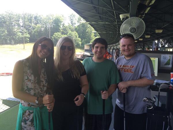 rashelle_wilcox's tweet photo. @damiedzinski @bethanywilcox_ #TopGolf with all my #favorites ever. @TopgolfDC http://t.co/fYiji7HrWZ