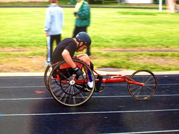 JaneIsDaSchmitz's tweet image. So proud of my brother for trying new things &amp;amp; kicking butt in track! He's an amazing wheelchair athlete👏🏆♿️