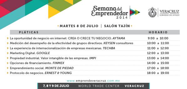 GobiernoVer's tweet photo. Asiste a las pláticas que ofrece hoy la #SemanadelEmprendedor2014 en el Salón Tajín del @wtcveracruz. http://t.co/lwemsmPWb3