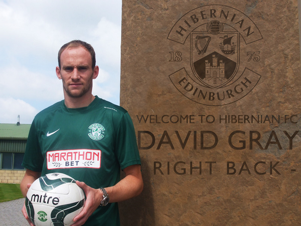 HibernianFC's tweet image. BREAKING NEWS: Right back David Gray joins #Hibs Alan Stubbs introduces first signing hibernianfc.co.uk/news/20140708/…