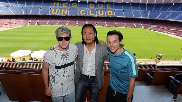1Direction798's tweet image. Niall and Louis today in Barcelona 💕