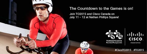 The Countdown to the TO2015 Games is on! #CiscoTO2015

facebook.com/events/4788547…