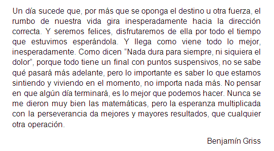 DeboConfesarQue's tweet photo. Todo tiene un final con puntos suspensivos. http://t.co/CO6mqS6qjd