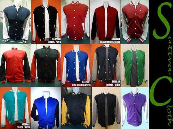 JAKET BASEBALL FREE desain loh kaka ☺ harga murah kualitas ga murahan..