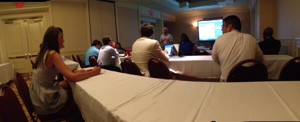 bradleycee's tweet photo. "We need you. You need us." @TShelton1865 speaks about aligning your comm dept and the rest of your office. #FEA14 http://t.co/rbW0UKm0qp