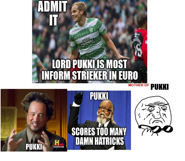 SPFLMemes's tweet photo. HATRICK FOR LORD PUKKI  !!!!! #LORDPUKKI http://t.co/hrSfp1giOr