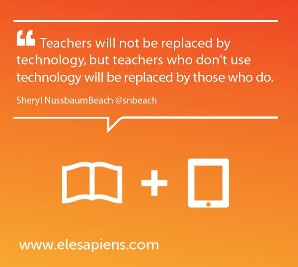 elesapiens's tweet photo. Teachers will not be replaced by technology but... #edtech #C4CCS #c4 #GCCC14 #inelearn #evscrev14 #eLightenmentNWI http://t.co/UQVbQ3A1uY
