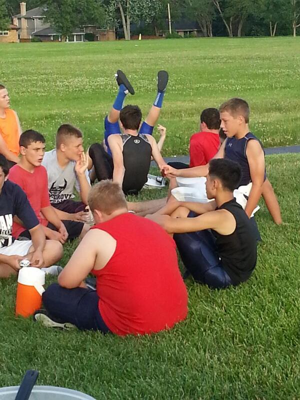 The All TCYFL Team breaking bread after Sunday's practice in Cary. What's your favorite way to bond with your team?