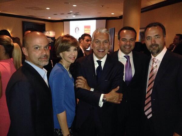 At <a href="/USHCC/">USHCC</a> Miami reception, CEO <a href="/javierpalomarez/">javierpalomarez</a> flanked by <a href="/casamayorluis/">Luis Casamayor</a> <a href="/helenaguirrefer/">Helen Aguirre Ferré</a> <a href="/jorgeplasencia/">Jorge Plasencia</a> <a href="/JoseRMas/">Jose R Mas</a>