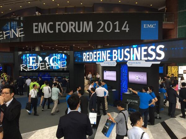 RayWong_SG's tweet photo. Today, Seoul kicks off EMC Forums in 2014. #emcforums http://t.co/HITHJ8DVel