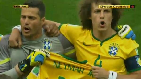 GugliCannavale's tweet photo. Brazil for #Neymar http://t.co/kvU5cNeKbe