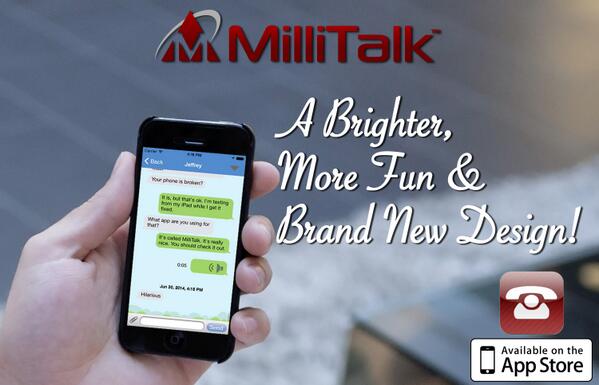 MilliTalkOps's tweet photo. Have you updated your #MilliTalk app yet? http://t.co/xd73zpEDCd http://t.co/7kiAdPVPyv
