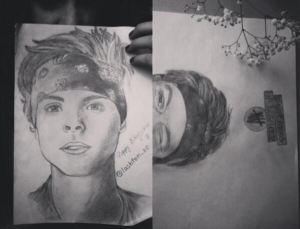 Namelessstas's tweet image. @Ashton5SOS I love you with all my heart!❤️ #5sosfanart @5sos