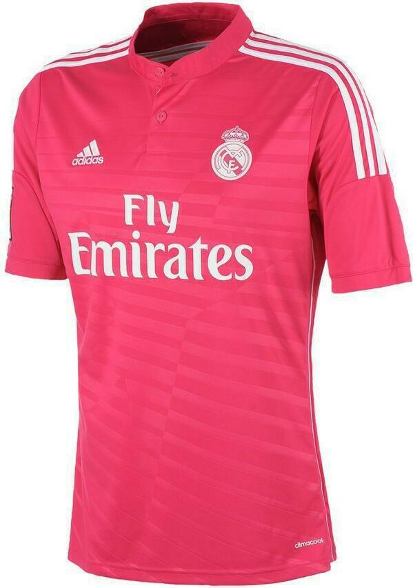 Camiseta de Real Madrid 14-15 disponible!!! 1 y 2 equipacion Blanca o Rosa Contacta con nosotros por MD o whatsapp!